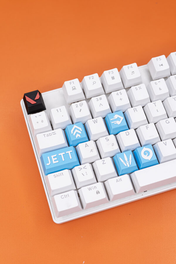 Valorant Jett Keycaps, Valorant Jett Tuş Takımı