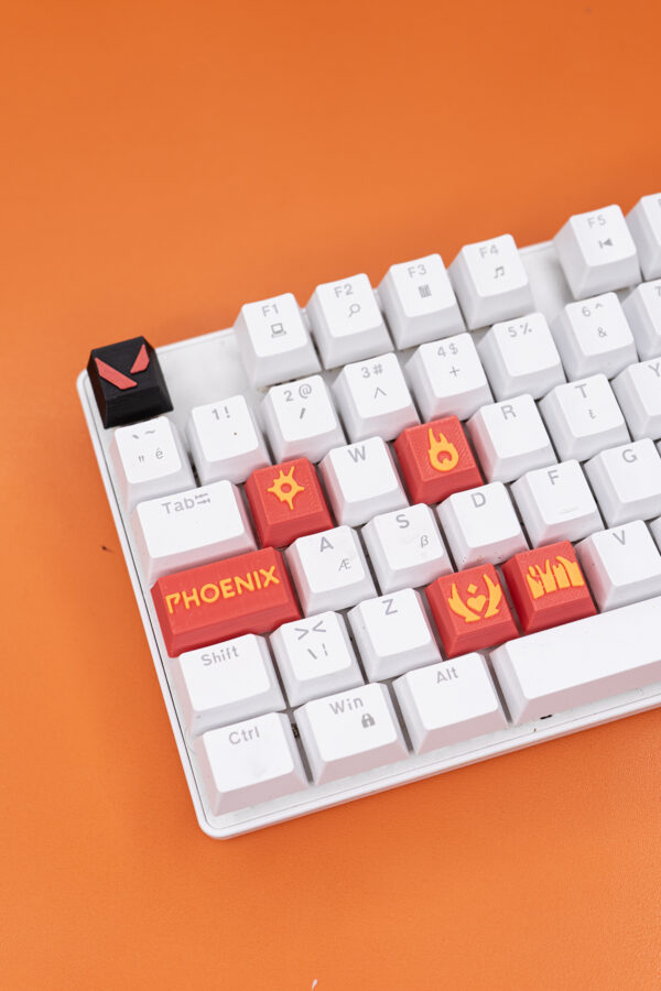 Valorant Phoenix Keycaps, Valorant Phoenix Tuş Takımı