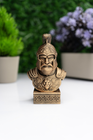 Ares Büst Figür – Antik Yunan Mitolojisi Dekoratif Heykel