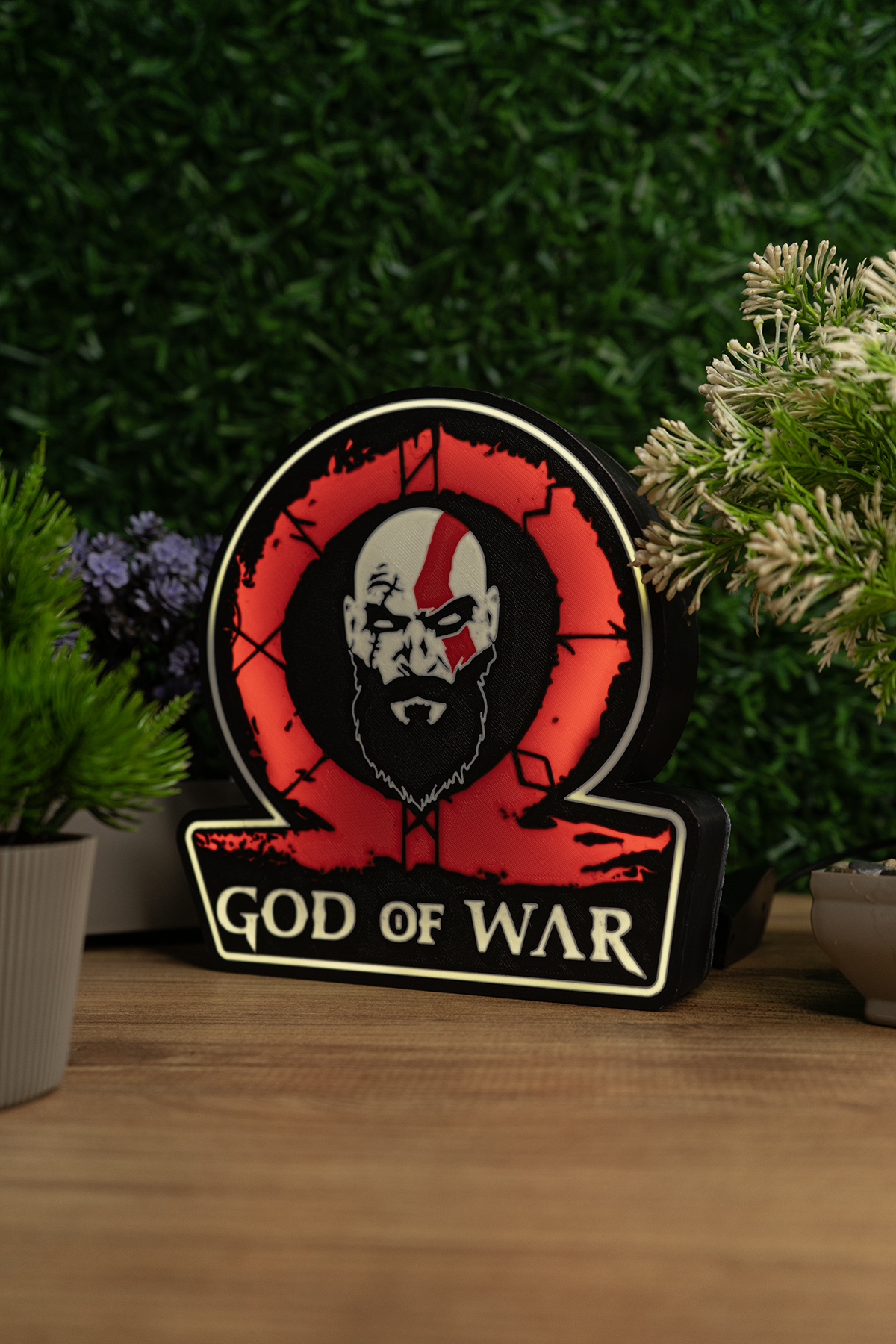 God Of War Kratos Lightbox God Of War Kratos Lightbox
