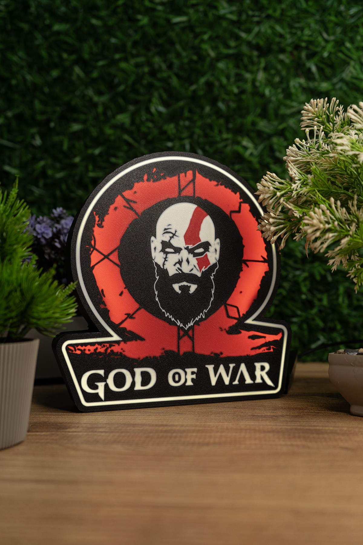 God Of War Kratos Lightbox God Of War Kratos Lightbox