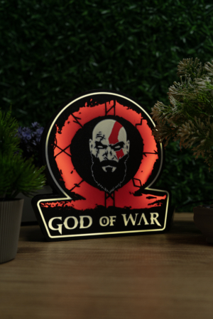 God Of War Kratos Lightbox – 3D Işıklı Masa Lambası | LED Gece Lambası | Gaming Dekor “God Of War Kratos Lightbox – 3D Işıklı Masa Lambası | LED Gece Lambası | Gaming Dekor Oyun odası, masaüstü ve dekoratif kullanım için mükemmel tasarım. Koleksiyon severlere özel hediye. Gaming setup ve gece lambası olarak kullanılabilir.” God Of War Kratos Lightbox