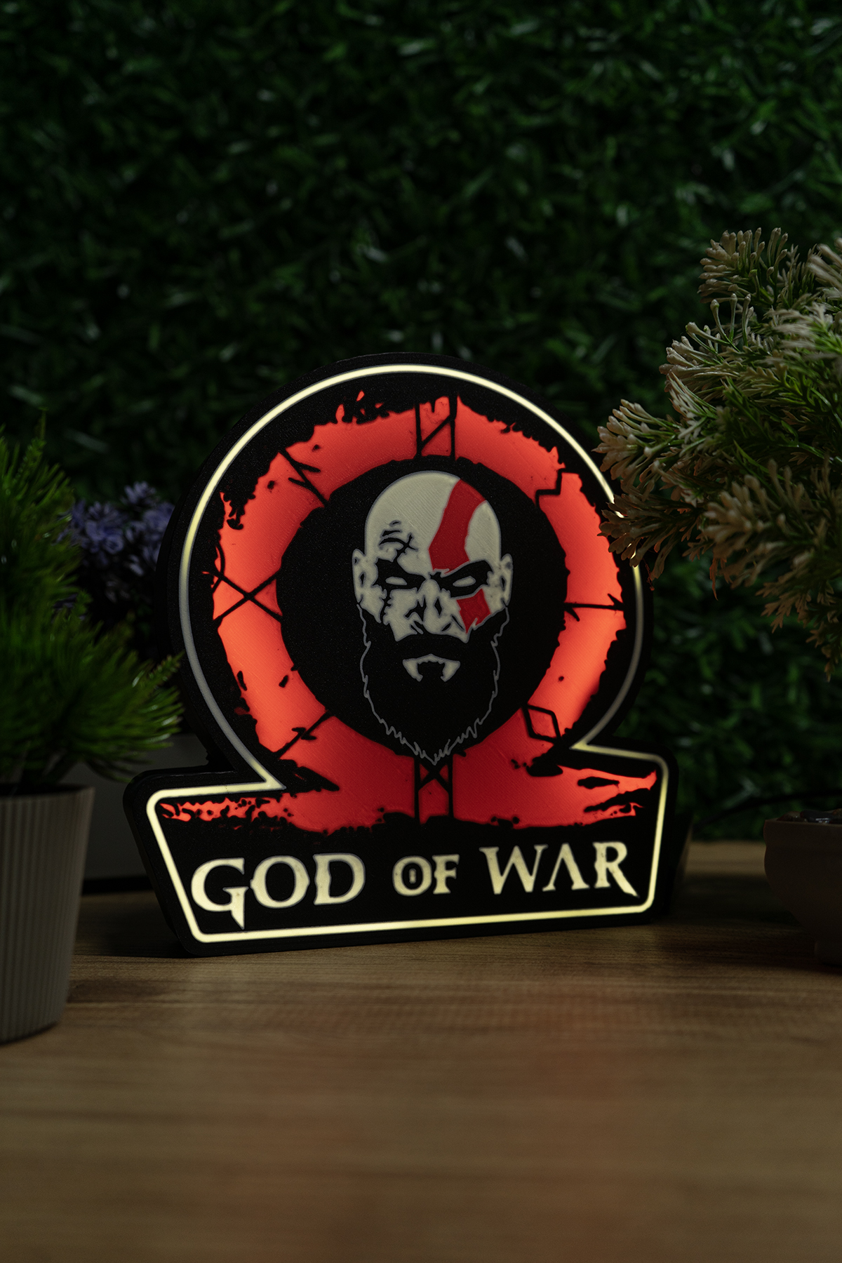 God Of War Kratos Lightbox God Of War Kratos Lightbox