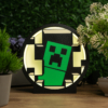 Minecraft Creeper Lightbox – 3D Işıklı Masa Lambası | LED Gece Lambası | Gaming Dekor