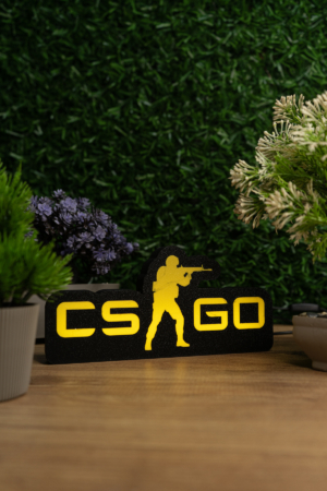 CS GO Lightbox – 3D Işıklı Masa Lambası | LED Gece Lambası | Gaming Dekor