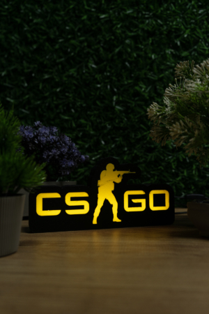CS GO Lightbox – 3D Işıklı Masa Lambası | LED Gece Lambası | Gaming Dekor