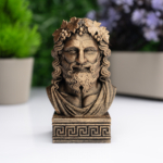 Dionysos Büst Figür – Antik Yunan Mitolojisi Dekoratif Heykel