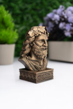 Dionysos Büst Figür – Antik Yunan Mitolojisi Dekoratif Heykel