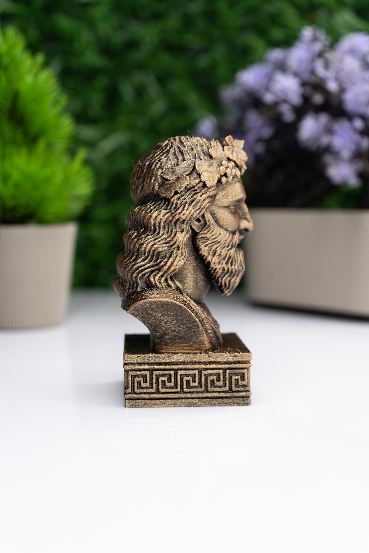 Dionysos Büst Figür – Antik Yunan Mitolojisi Dekoratif Heykel Dionysos Büst Figür – Antik Yunan Mitolojisi Dekoratif Heykel