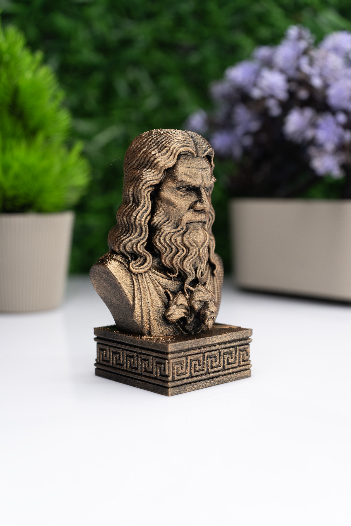 Hades Büst Figür – Antik Yunan Mitolojisi Dekoratif Heykel Hades Büst Figür – Antik Yunan Mitolojisi Dekoratif Heykel