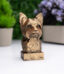 Yorkshire Terrier Büst Heykel – El Yapımı Dekoratif Figür