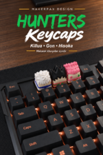 Hunter x Hunter Keycaps Seti | Gon, Killua ve Hisoka