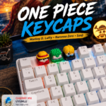One Piece Keycap Seti | Luffy, Zoro ve Sanji 3’lü Set