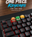 One Piece Keycap Seti | Luffy, Zoro ve Sanji
