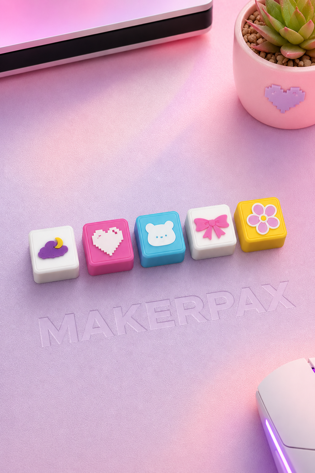 Makerpax Store Pastel Keycaps