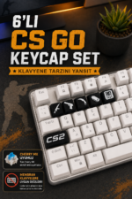 CS GO Keycaps Seti | 6’lı Oyun Temalı Tuş Kapağı
