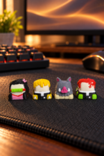 Demon Slayer Keycaps Seti | Nezuko, Zenitsu, Inosuke ve Tanjiro - Görsel 2
