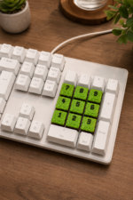 Blok Oyunu Keycaps Seti | 9’lu Yeşil Piksel Tasarım - Görsel 3