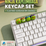 Ninja Kaplumbağa Keycaps Seti | 4’lü Karakter Tasarımı