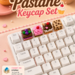 Pastane Keycaps Seti | 4’lü Tatlı Tasarımı