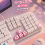 Pati Keycaps Seti | 4’lü Pembe Pati Tasarımı