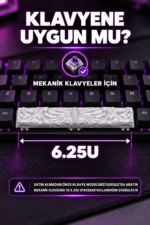 Abyss Spacebar Keycap | 6.25U Mekanik Klavye Boşluk Tuşu - Görsel 16