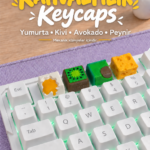 Kahvaltılık Keycaps Seti | Yumurta, Kivi, Avokado ve Peynir