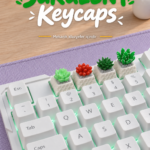 Sukulent Keycaps Seti | Dört Farklı Bitki Tasarımı