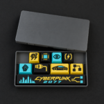Cyberpunk 2077 Gamer Keycaps 8 tuş ve 1 spacebar seti, kutulu set görünümü