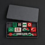 Demon Slayer Anime Keycaps 8 tuş ve 1 spacebar seti, kutulu set görünümü