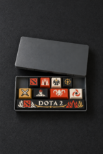 Dota 2 Gamer Keycaps 8 tuş ve 1 spacebar seti, kutulu set görünümü