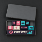 GTA 6 Gamer Keycaps 8 tus ve 1 spacebar seti, kutulu set gorunumu