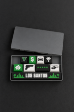 GTA V Gamer Keycaps 8 tuş ve 1 spacebar seti, kutulu set görünümü
