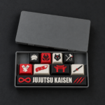 Jujutsu Kaisen Anime Keycaps 8 tuş ve 1 spacebar seti, kutulu set görünümü