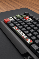 The Last of Us Gamer Keycaps 8 tuş ve 1 spacebar seti, klavye detay görünümü