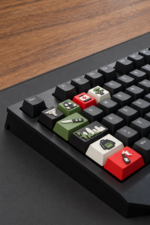 The Last of Us Gamer Keycaps 8 tuş ve 1 spacebar seti, klavye görünümü