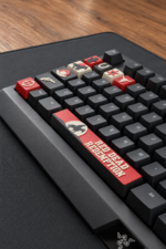 Makerpax Red Dead Redemption Gamer Keycaps klavye üzerindeki tuş kapakları ve spacebar